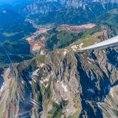 Flugwegposition um 13:48:25: Aufgenommen in der Nähe von Gemeinde Kalwang, 8775, Österreich in 2781 Meter